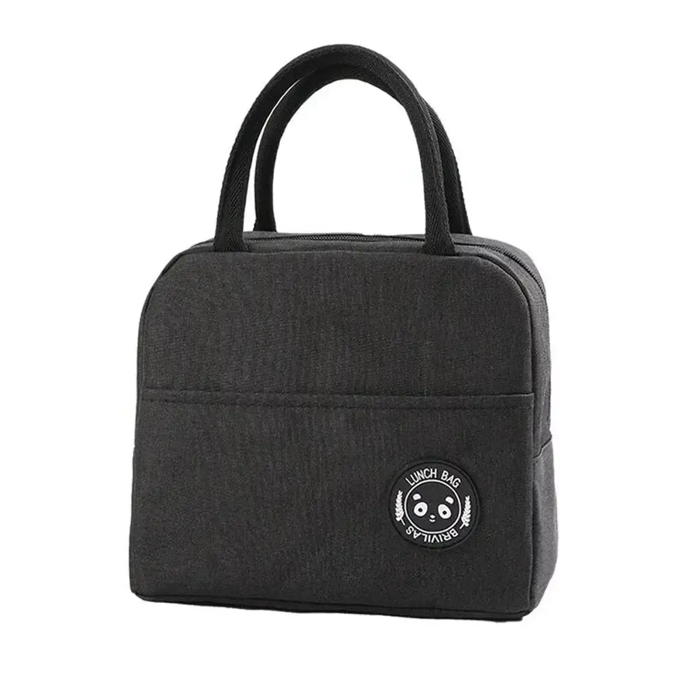 Bolsa Térmica Necessaire Portátil Lancheira Dobrável Organizadora Multifuncional Bolso Externo Semi-Impermeável com Alça amz1