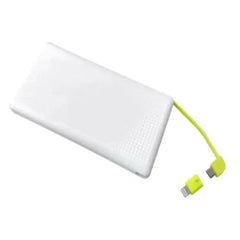 Carregador Portátil 10000 Mah 951 Power Bank branco  e preto PAZARO